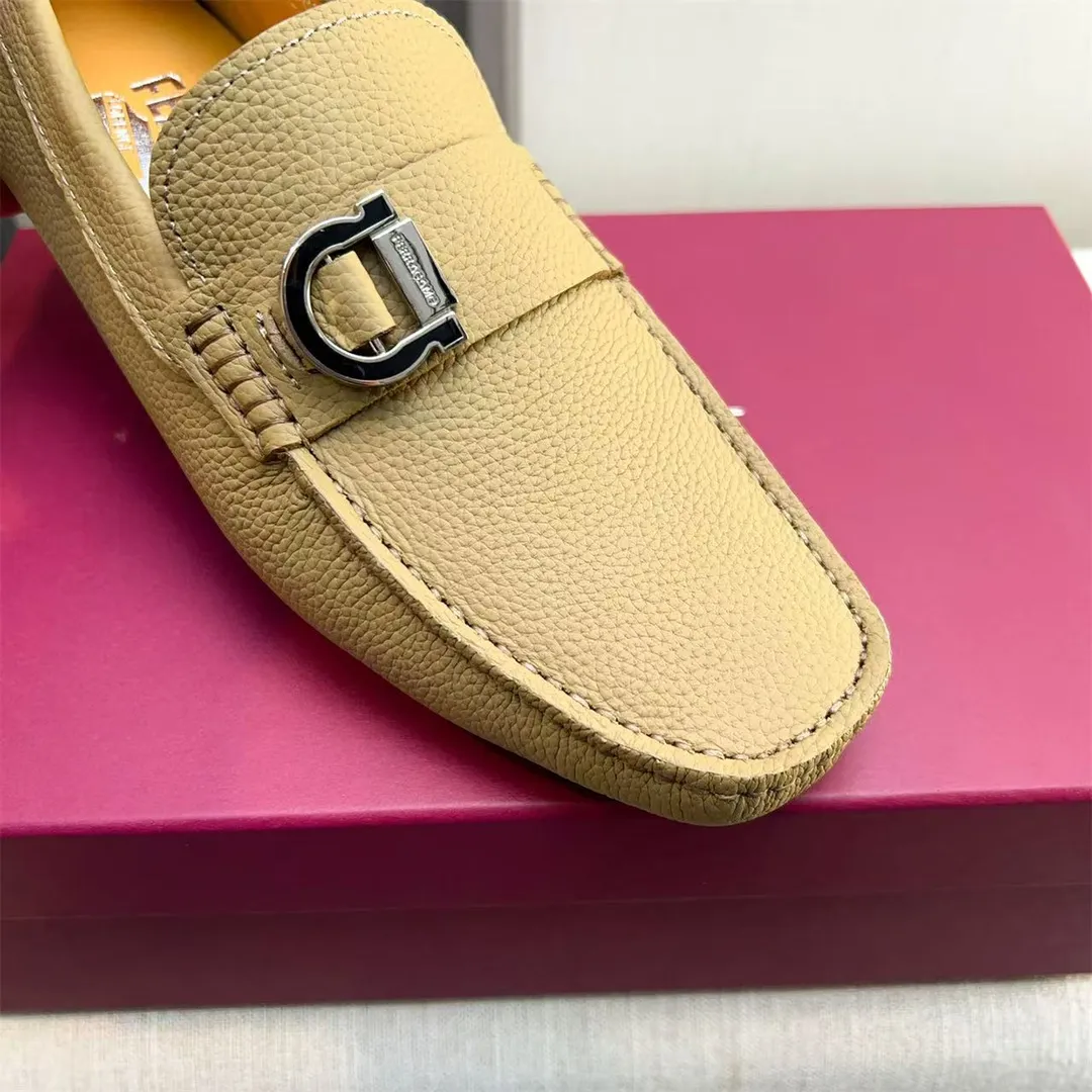 Men's shoes 💰560 Ferragamo new high-end quality 🔥 black cowhide ➕ cowhide lining size 38-45